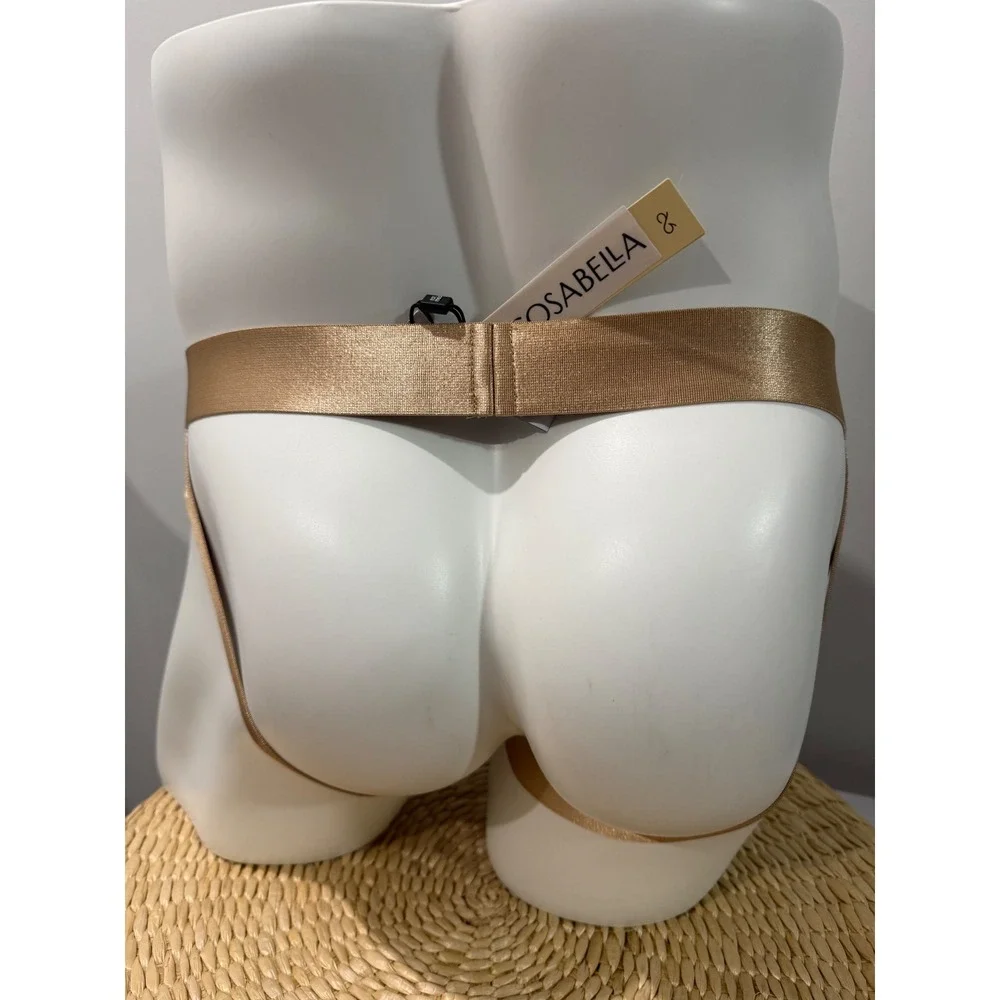 Cosabella Lace Jock Strap Men Never Say Never Nude Beige Luxury Underwear S
